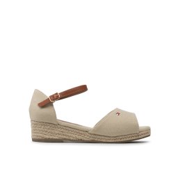 Tommy Hilfiger Espadrilles Rope Wedge Sandal T3A7-32185-0048 S Bézs