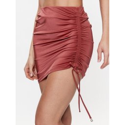 Guess Miniszoknya E3GD00 KBNI0 Rózsaszín Slim Fit
