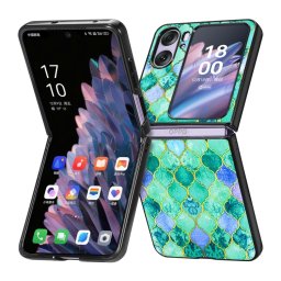 JSM COLOR Borító tartóval Oppo Find N2 Flip CYAN