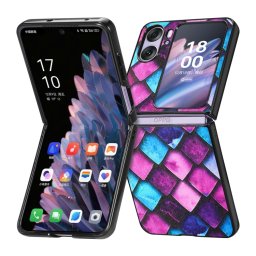 JSM COLOR Borító tartóval Oppo Find N2 Flip PURPLE