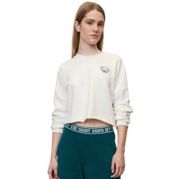 Marc O'Polo Denim Pulóver 343 4196 54047 Fehér Oversize