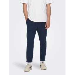 Only & Sons Szövet nadrág 22024966 Sötétkék Tapered Fit
