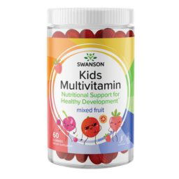 Swanson Gyerek Multivitamin rágótabletta (vegyes gyümölcsös gumimacik) 60 db