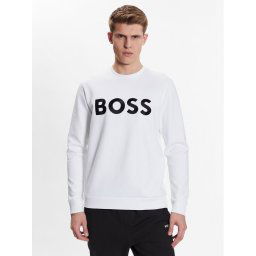 Boss Pulóver 50482898 Fehér Relaxed Fit