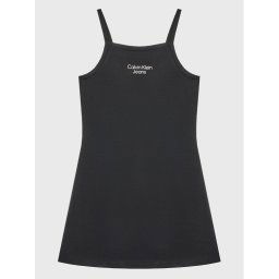 Calvin Klein Jeans Hétköznapi ruha Stack Logo IG0IG01963 Fekete Regular Fit