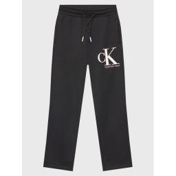 Calvin Klein Jeans Melegítő alsó Monogram IG0IG01985 Fekete Regular Fit