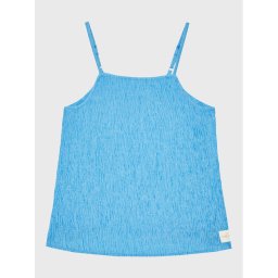 Calvin Klein Jeans Felső Crinkle IG0IG01954 Kék Regular Fit