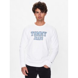 Tommy Jeans Pulóver DM0DM16366 Fehér Regular Fit
