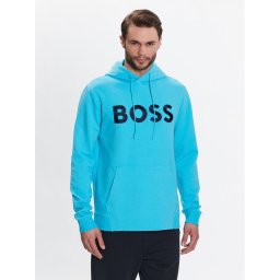 Boss Pulóver 50482887 Kék Relaxed Fit