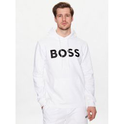Boss Pulóver 50482887 Fehér Relaxed Fit