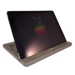 Tablet tartó, szürke (juhar)