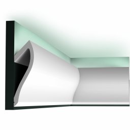 Orac Decor C371 rejtett világításos díszléc, 58 x 185 x 2000 mm