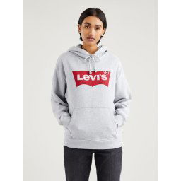Levi's® Pulóver Levi's Graphic Standard Hoodie Szürke Regular Fit