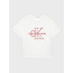 Calvin Klein Jeans Póló Monogram IG0IG01944 Fehér Regular Fit