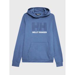 Helly Hansen Pulóver Logo 41677 Kék Regular Fit