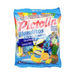 Pictolin Blanditos gyümölcs ízesítésű cukormentes puhakaramell édesítőszerekkel 65g