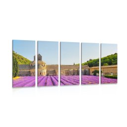 5-részes kép Provence levandulával