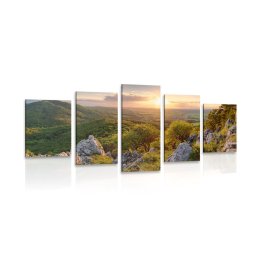 5 részes kép napsugaras természet