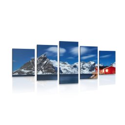 5 részes kép táj Norvégiában