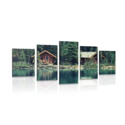 5 részes kép Yoho park Kanadában