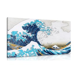 Kép Nagy hullám Kanagawától-Kacušika Hokusai