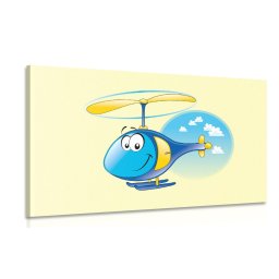 Kép helikopter a felhőkben