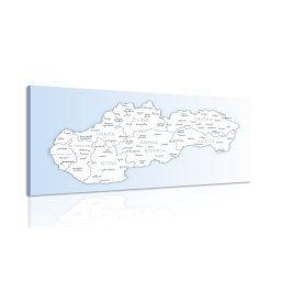 Kép Szlovákia térképe