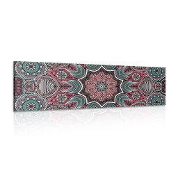 Kép indiai Mandala virág mintával