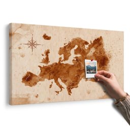 Parafa kép Retro Európa térképe