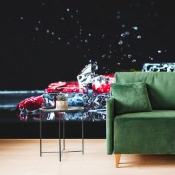 Öntapadó fotótapéta gyümölcs jégkocka