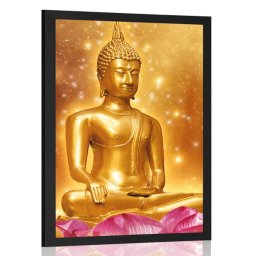 Poszter arany Buddha