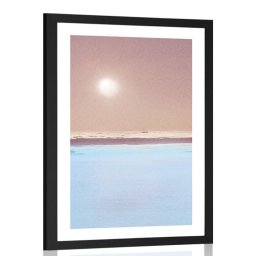 Poszter paszportuval horizont vonal