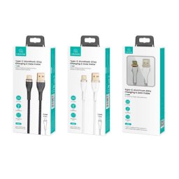 120CM-es textil bevonatú USB-C kábel aranyozott csatlakozóval