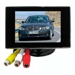 3.5" TFT LCD mini monitor autóba színes tolatókamera monitor