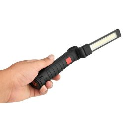 USB-n keresztül tölthető 360 fokban forgatható mágneses LED lámpa, vészvilágítás, állítható fényerővel