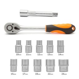 Dugókulcs készlet 1/2" 12 db (Handy)