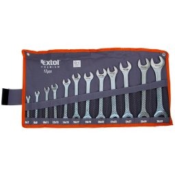 12 darabos villáskulcs készlet vászon tartóban (6-32 mm)