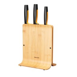 FISKARS Functional Form bambusz késblokk 3 késsel