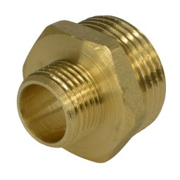 Közcsavar csökkentett 1"x 3/4" sárgaréz vízszerelési menetes idom