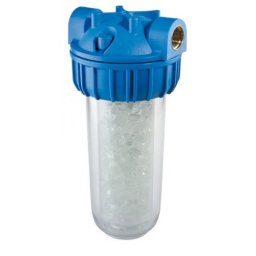 Filter SENIOR 10" DOSAPROP + HA betét, csatlakozó 1", vízkő elleni vízszűrő és polifoszfát adagoló