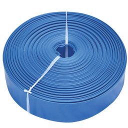 Iszaptömlő DN25 - 1“ (50m 1x cs.) laposra tekerhető tömlő szennyvíz- és iszapszivattyúkhoz, 2 bar