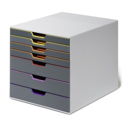 Fiókos irattároló, 7 fiókkal, Durable Varicolor® 7