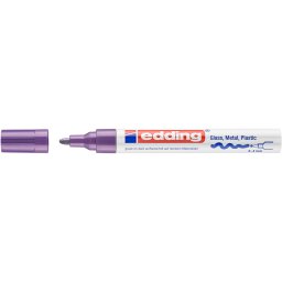 Lakkmarker 2-4mm, kerek Edding 750 lila