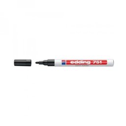 Lakkmarker 1-2mm, kerek Edding 751 fekete