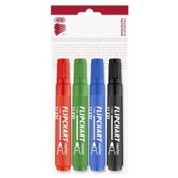Flipchart marker készlet vízbázisú 3mm, kerek Artip11XXL, 4 klf.szín