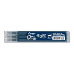 Rollertoll betét golyóméret 0,7mm, 3 db/csom Pilot Frixion Ball/Clicker, írásszín tintakék