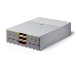 Fiókos irattároló, 3 fiókkal, Durable Varicolor® 3