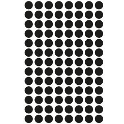 Etikett címke, o8mm, jelölésre, 104 címke/ív, 4 ív/doboz, Avery fekete