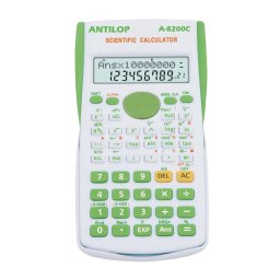 Számológép tudományos 240 funkciós zöld Antilop A-8200C