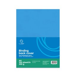 Hátlap, A4, 230 g. bőrhatású 100 db/csomag, kék Bluering®